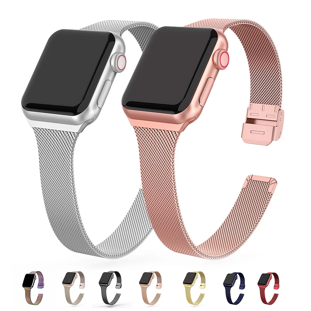 Mesh Coil Strip - Edelstahl-Mesh-Armband für Apple Watch Band 38