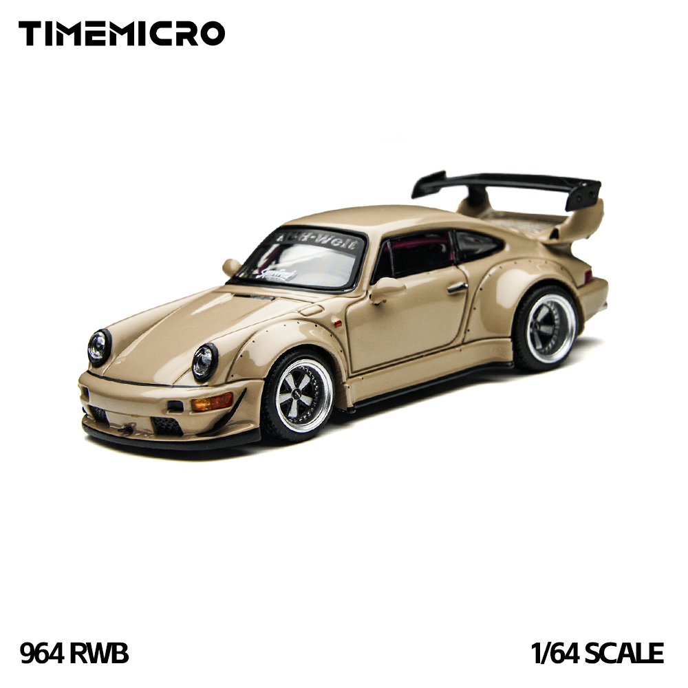 Battery Case Storage - TimeMicro1:64 RWB 964 Beige Geschenkbox-Set Druckguss-Legierung