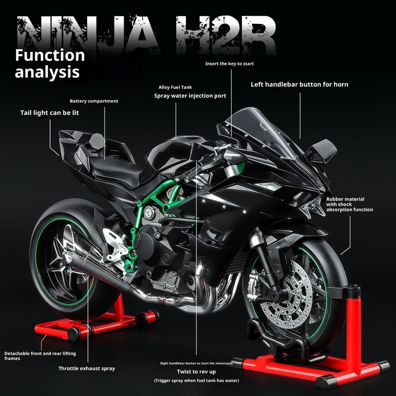 Kawasaki Ninja H2R, dynamische – Battery Case Storage Bewertung und Preis
