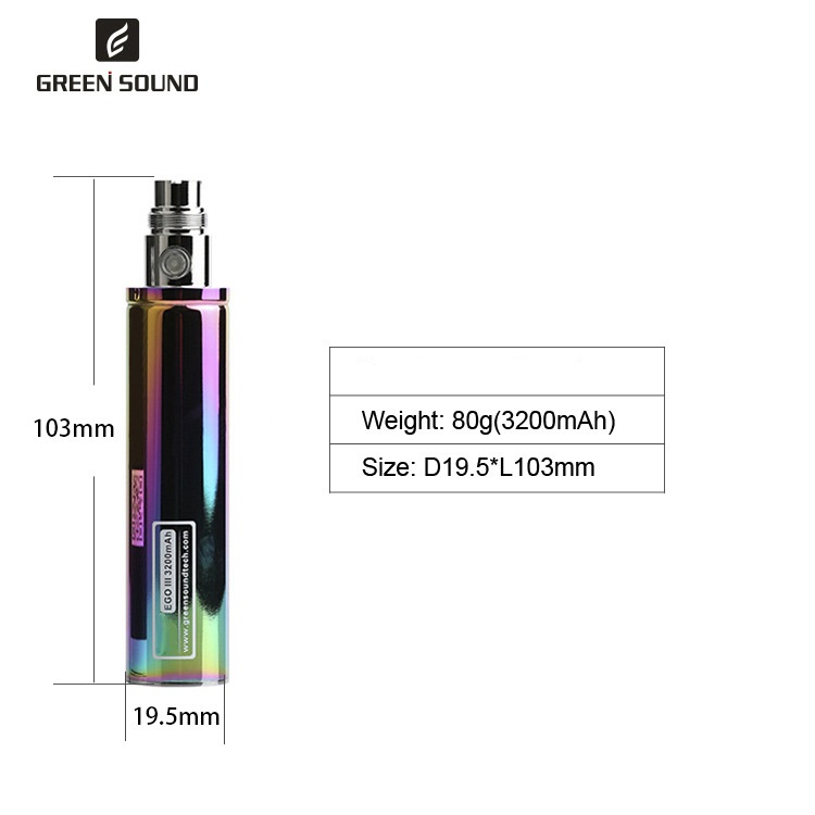 GS Ego 3 III 3200mAh Akku E-Zi – Vape Accessory Bewertung und Preis