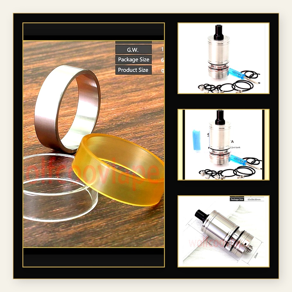 Wolfcoolvape Lindy RTA 5ml Tan – Vaping Air Bewertung und Preis